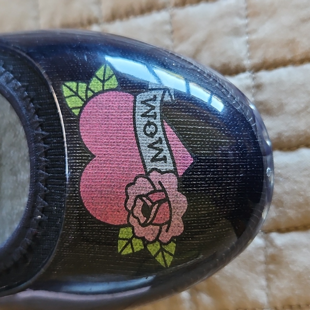 NWOT Ja-vie Women's Tattoo Jelly Flat Shoes Mom Banner Tattoo Sz: 8 (EU … - Picture 2 of 10